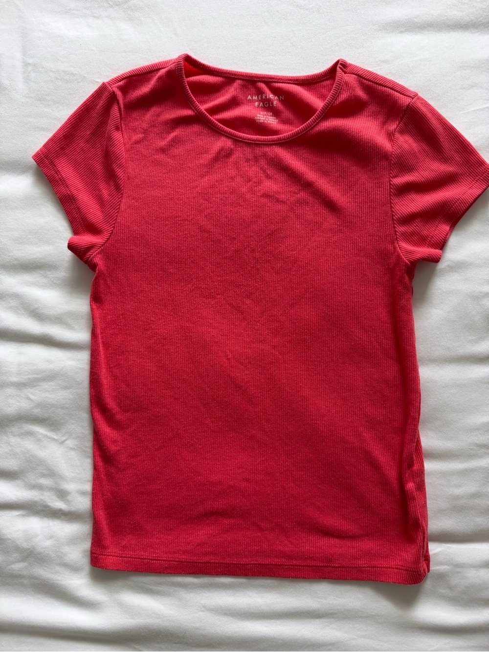 American Eagle Ribbed Tee - 2pk bundle option